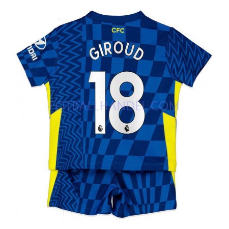 Barn Fotballdrakter Chelsea Olivier Giroud 18 Hjemme 2021-22 Kortermet